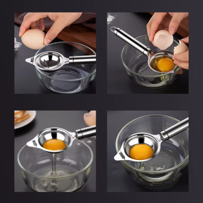 Premium Edelstahl-Eiertrenner