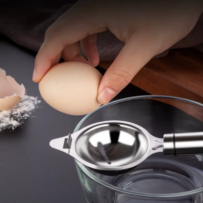 Premium Edelstahl-Eiertrenner
