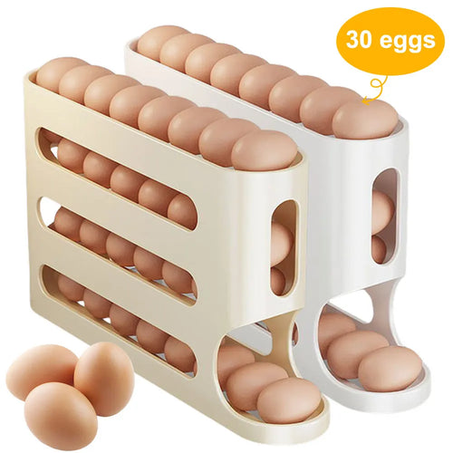 Eggsmart – Automatischer 4-Etagen Eier-Organizer (30 Eier)