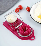 DuoCut Eier-Schneider 2-in-1 Rot