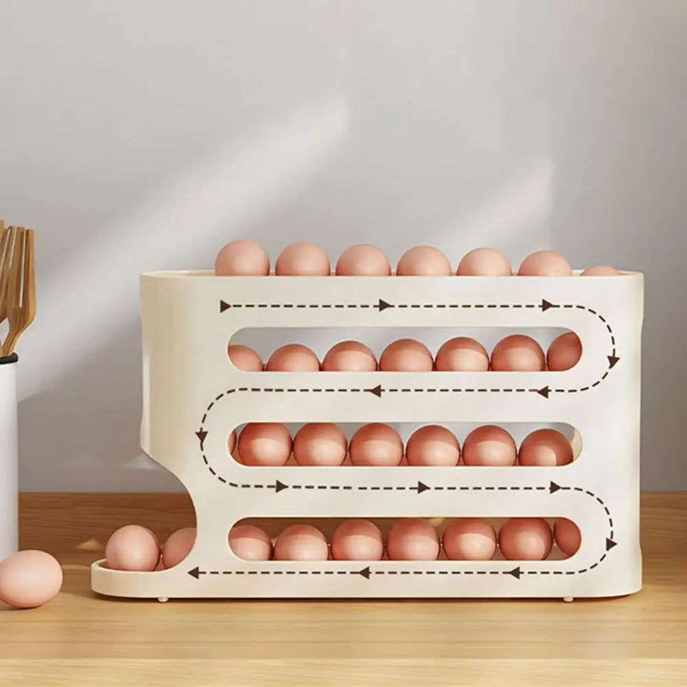 Eggsmart – Automatischer 4-Etagen Eier-Organizer (30 Eier)
