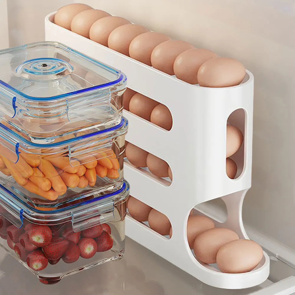 Eggsmart – Automatischer 4-Etagen Eier-Organizer (30 Eier)